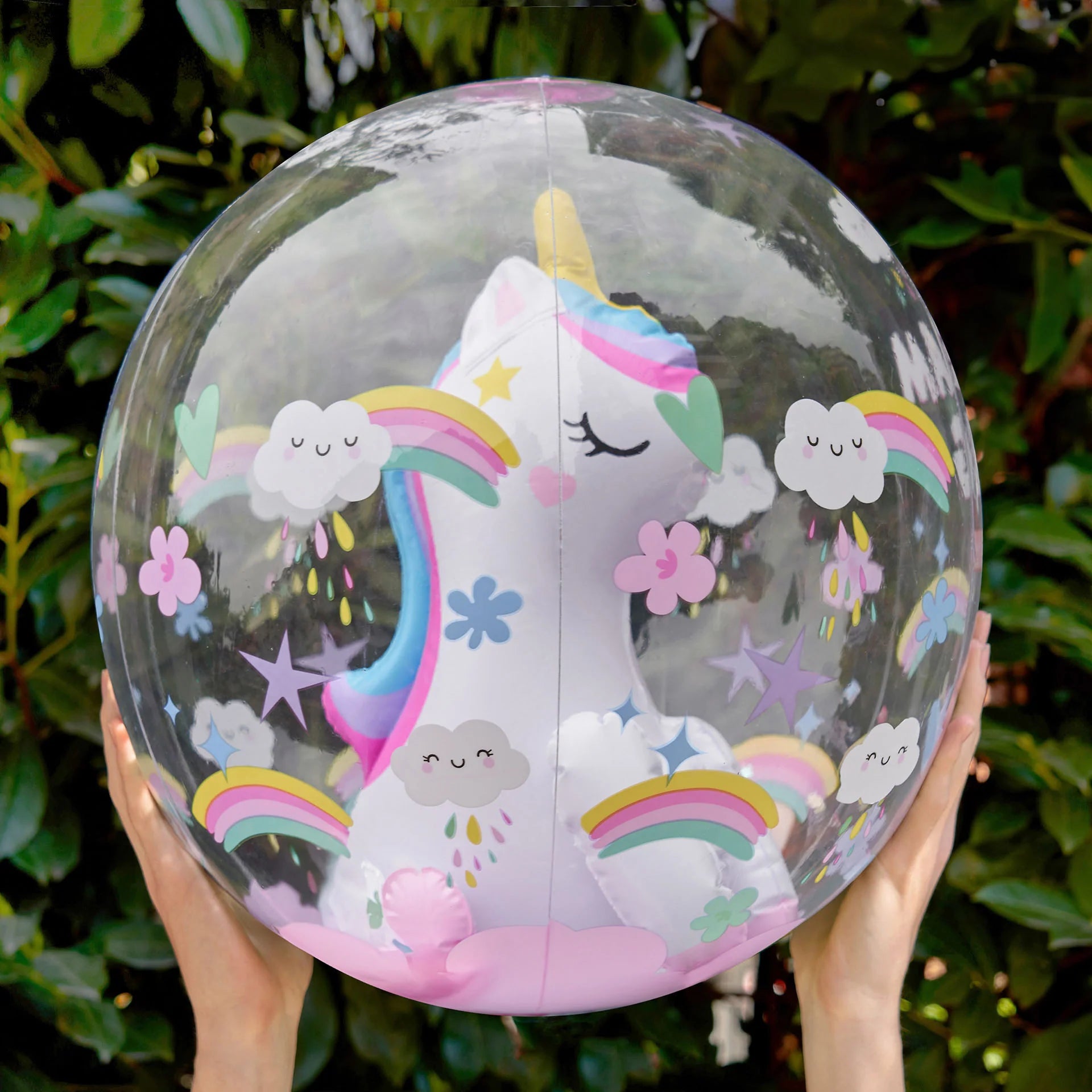 INFLATABLE BEACH BALL - BEACH BALL - UNICORN