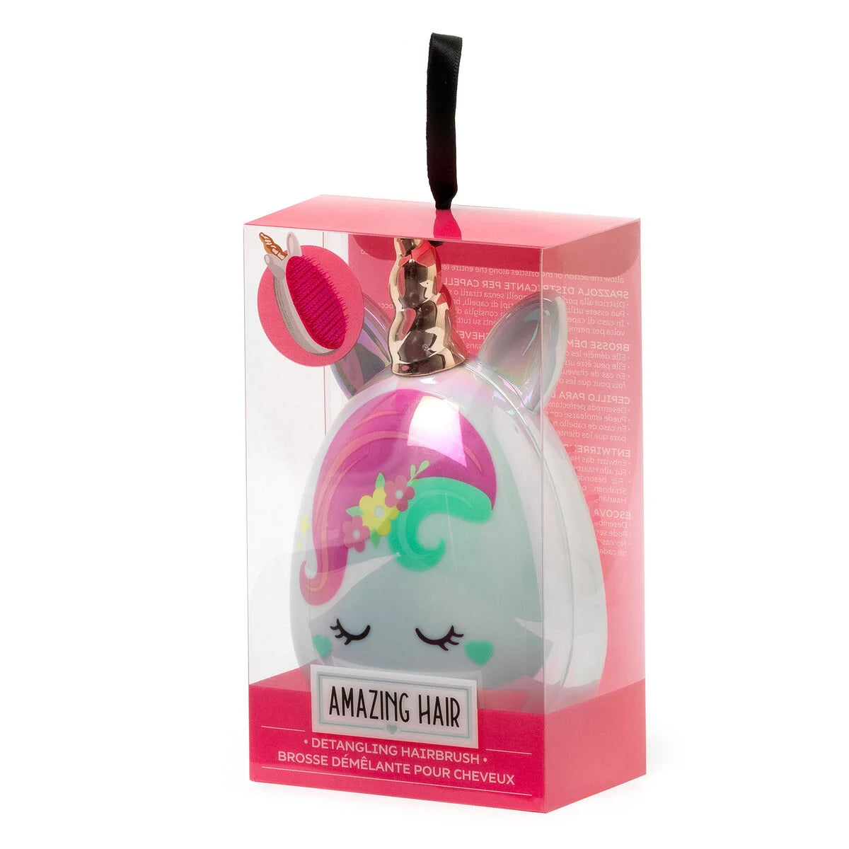 AMAZING HAIR - DETANGLING HAIR BRUSH - UNICORN