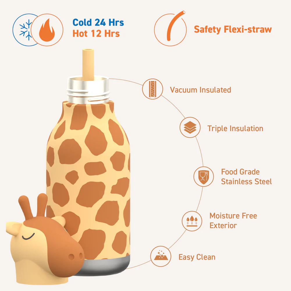 Animal Bottle - SBV44 GIRAFFE w/ brush