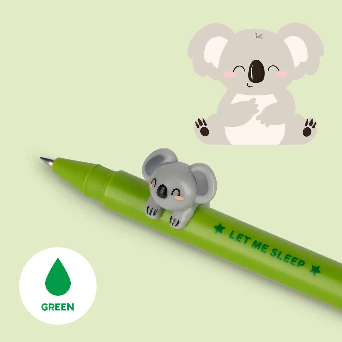 LOVELY FRIENDS - GEL PEN WITH ANIMAL DECORATION - KO