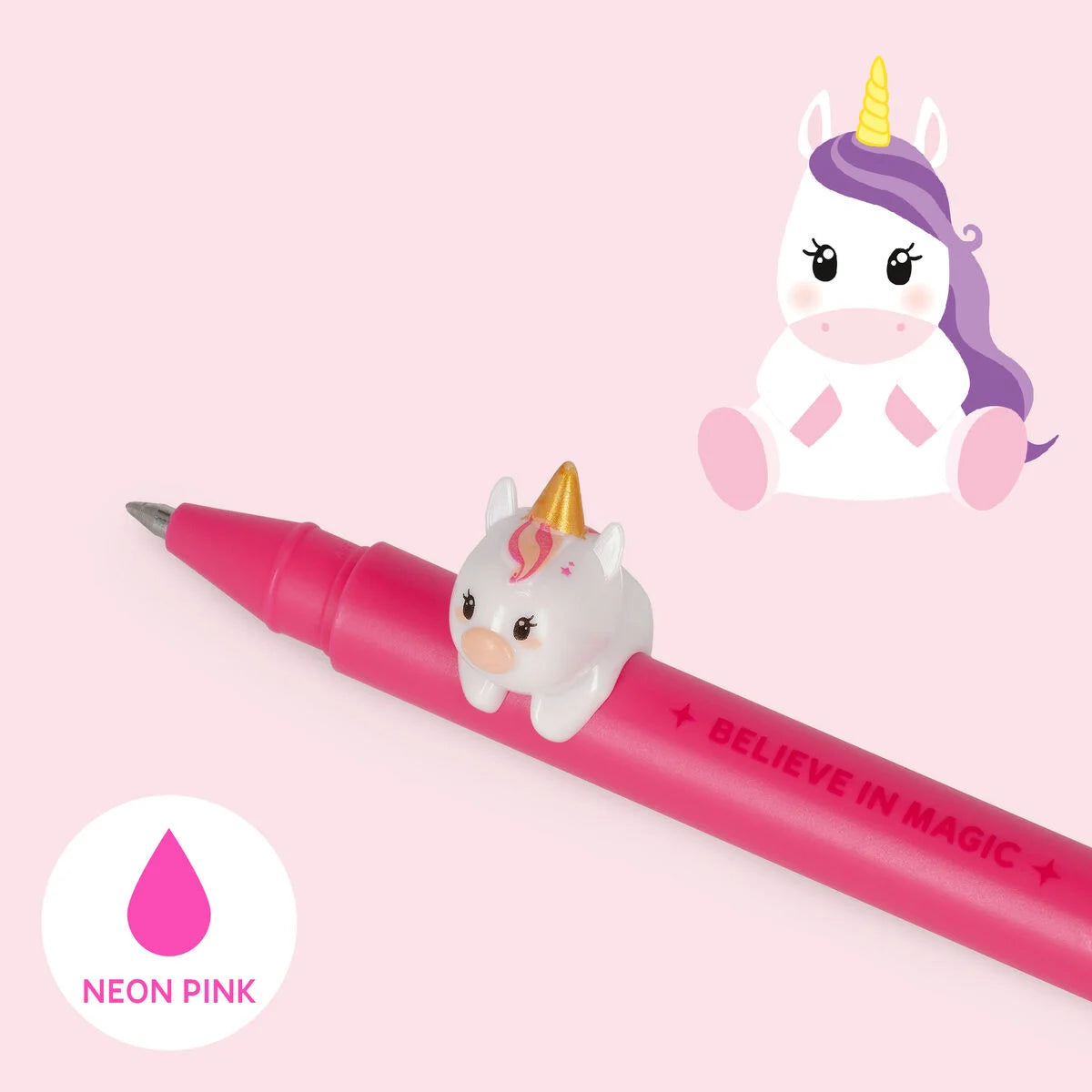 LOVELY FRIENDS - GEL PEN WITH ANIMAL DECORATION - UNI