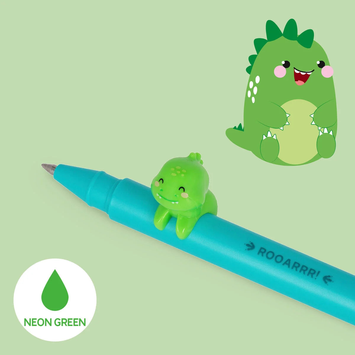 GEL PEN WITH ANIMAL DECORATION - LOVELY FRIENDS - DIN