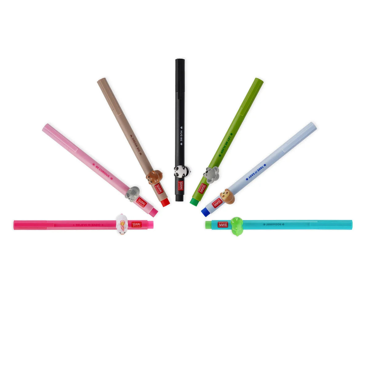 GEL PEN WITH ANIMAL DECORATION - LOVELY FRIENDS - DIN