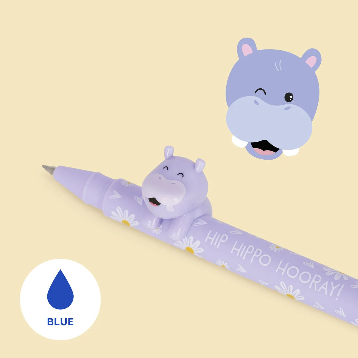 LOVELY FRIENDS - GEL PEN WITH ANIMAL DECORATION - HI
