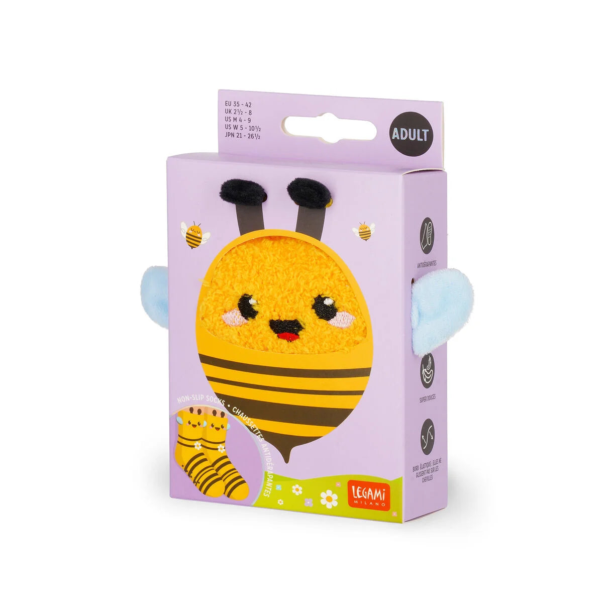 MEIAS NON-SLIP SOCKS - IT'S A  MATCH! -  BEE