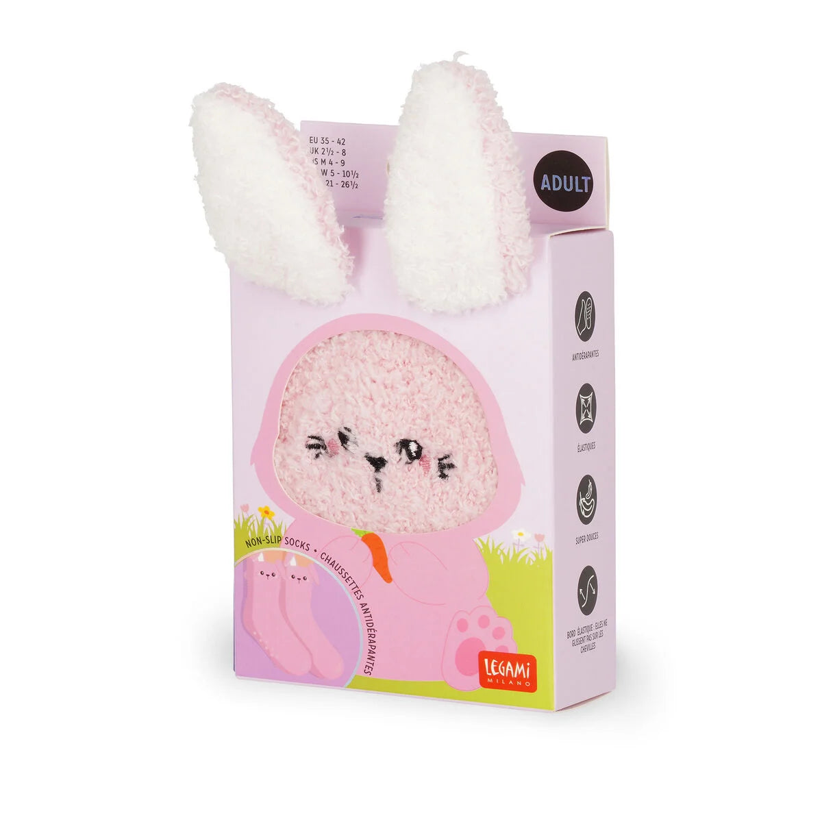 MEIAS NON-SLIP SOCKS - IT'S A  MATCH! - BUNNY