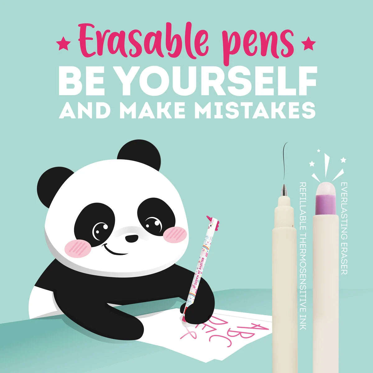 ERASABLE PEN - LLAMA - BLUE