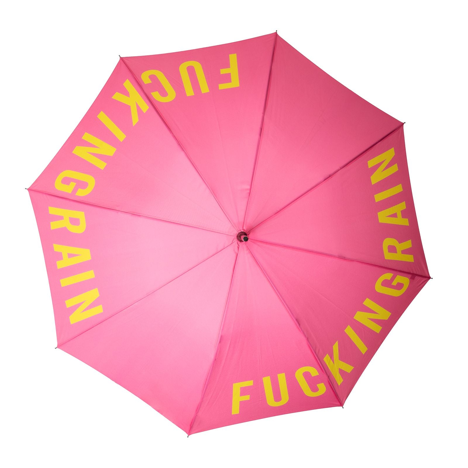 Umbrella "Fucking Rain" - Pink