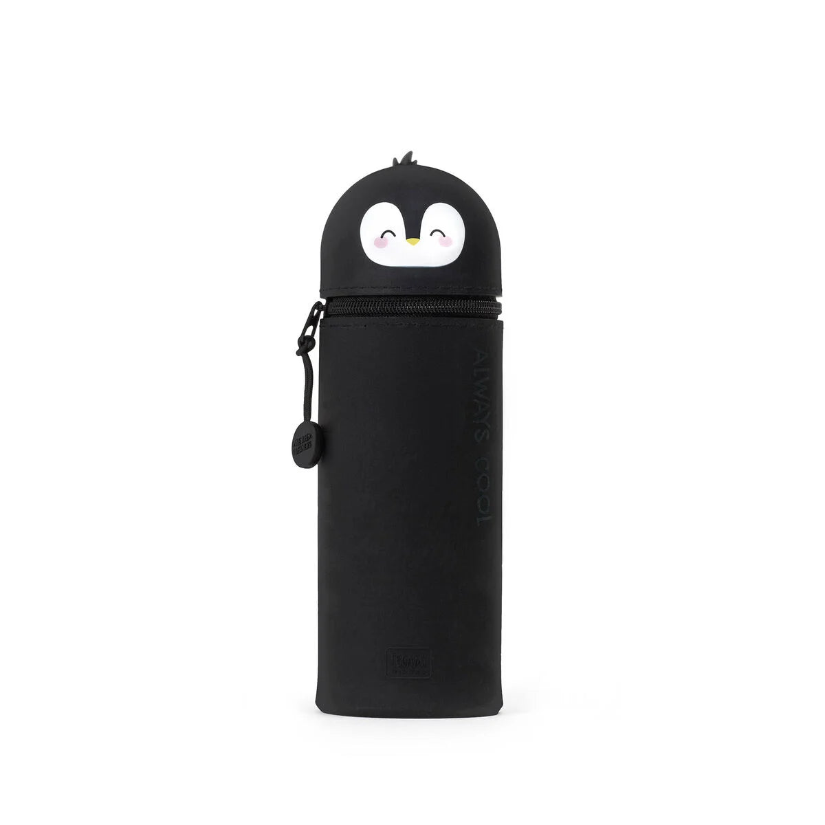 KAWAII 2-IN-1 SOFT SILICONE PENCIL CASE - PENGUIN