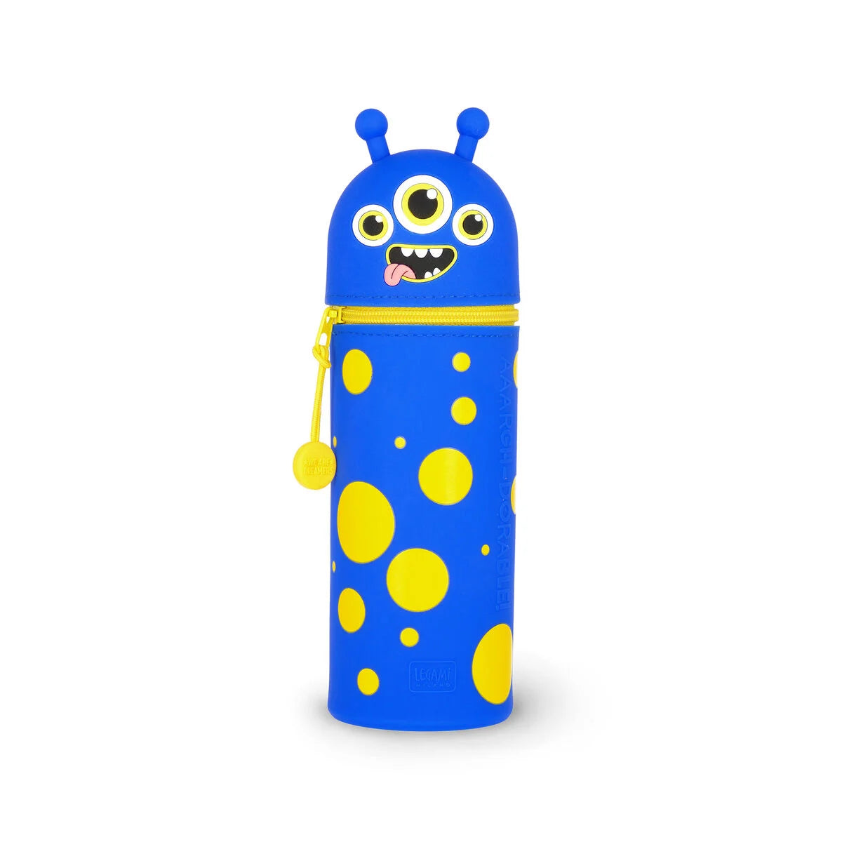 KAWAII - 2-IN-1 SILICONE  PENCIL CASE - MONSTER