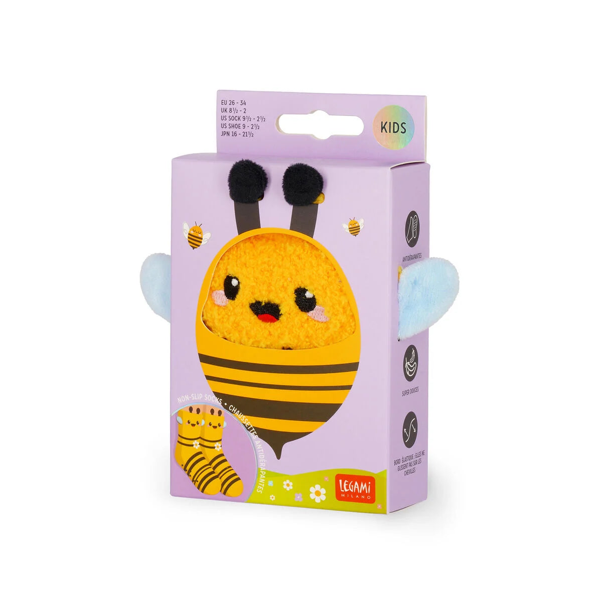 MEIAS NON-SLIP SOCKS - IT'S A  MATCH! - BEE