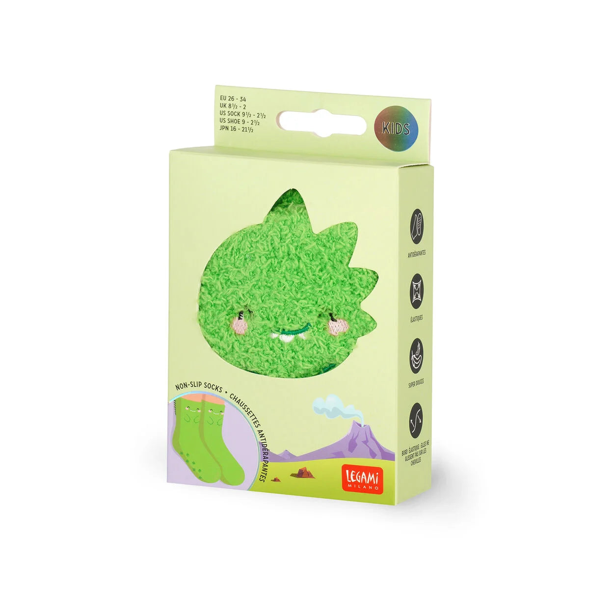 MEIAS NON-SLIP SOCKS - IT'S A  MATCH! - DINO