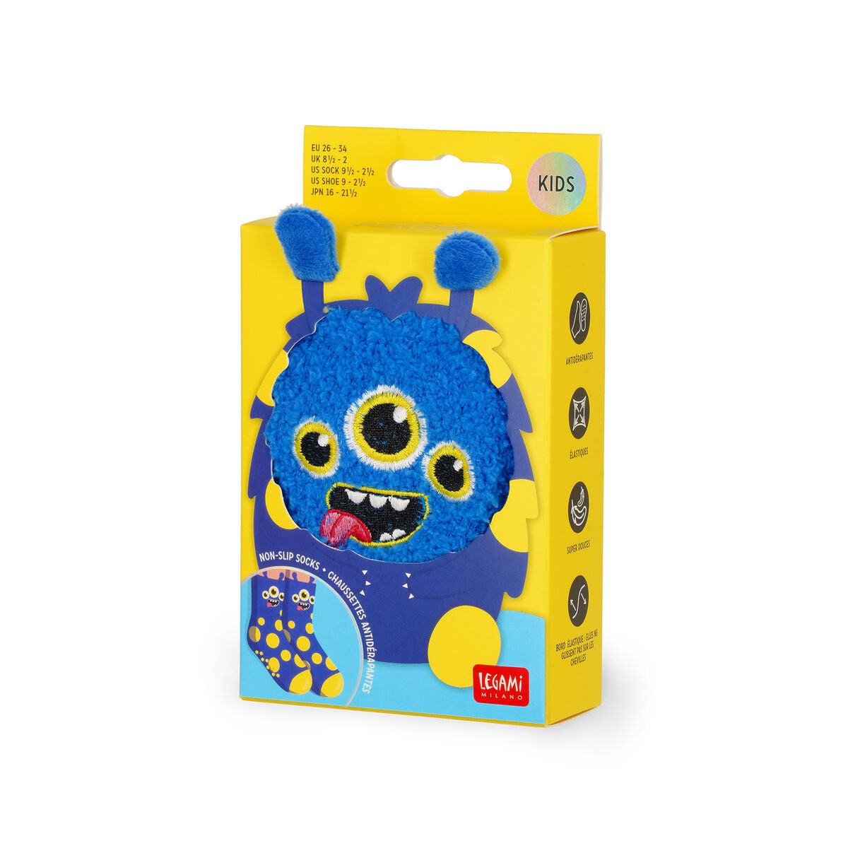 MEIAS NON-SLIP SOCKS - IT'S A  MATCH! - MONSTER