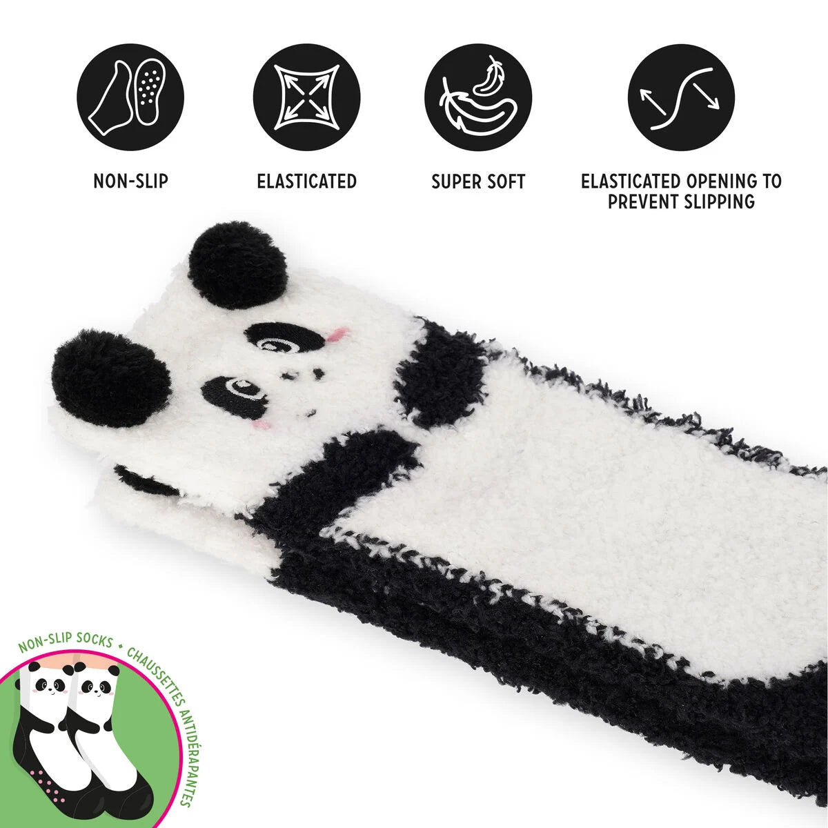 MEIAS NON-SLIP SOCKS - IT'S A  MATCH! - PANDA