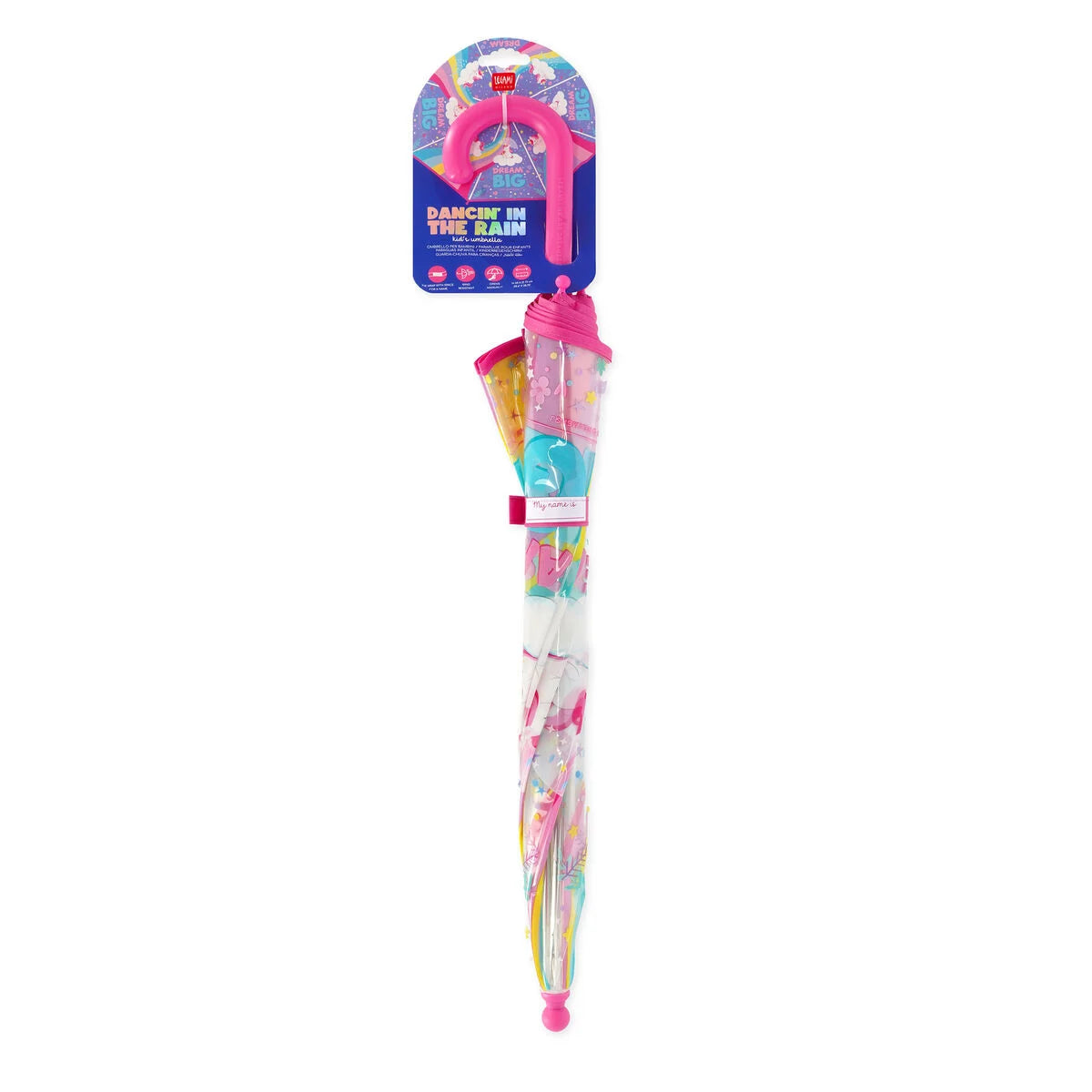 DANCIN' IN THE RAIN - KID'S  UMBRELLA - UNICORN