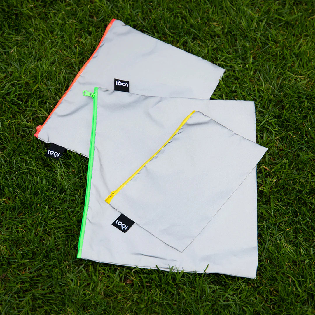 Reflective Neon Zip Pockets