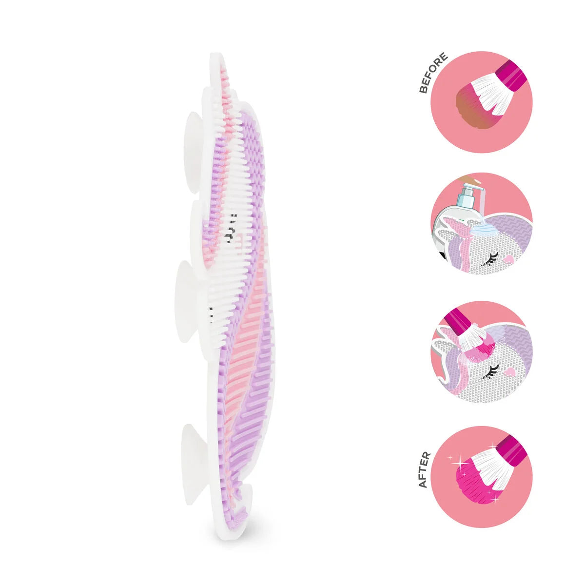 MAKE-UP BRUSH CLEANING PAD - BRUSH IT OFF! - UNICORN