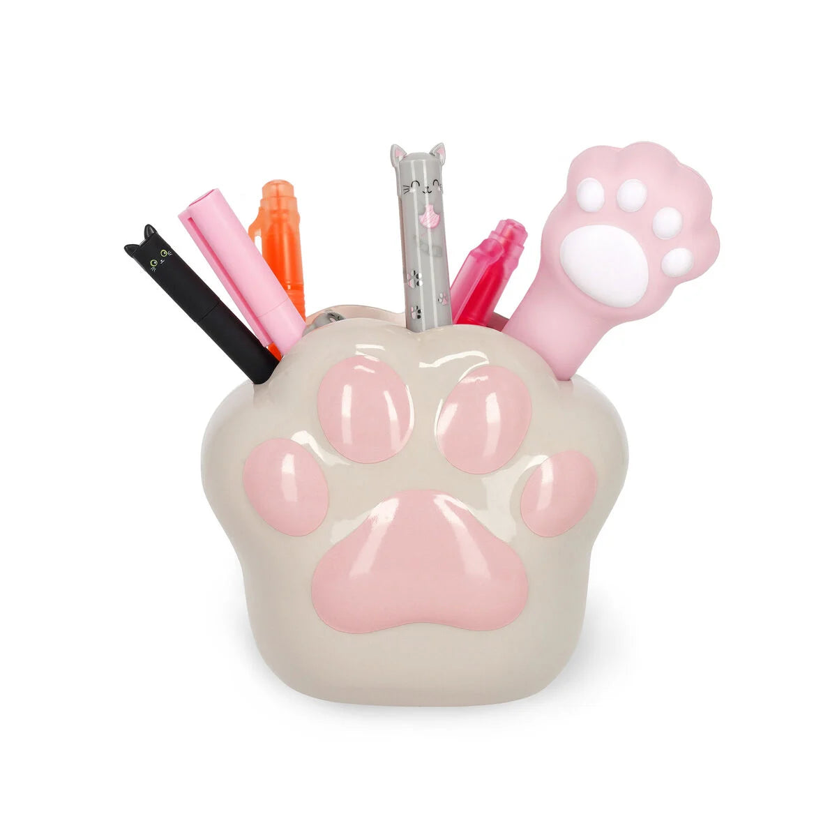 CERAMIC PEN HOLDER - DESK FRIENDS - KITTY