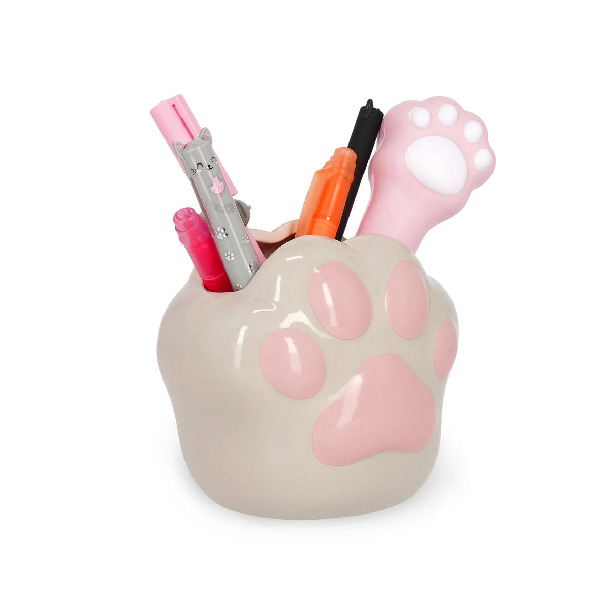 CERAMIC PEN HOLDER - DESK FRIENDS - KITTY