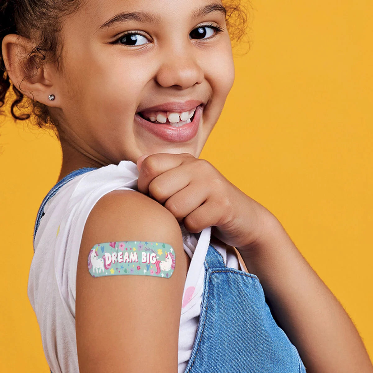 BE BRAVE - 30 PRINTED ADHESIVE BANDAGES - UNICORN