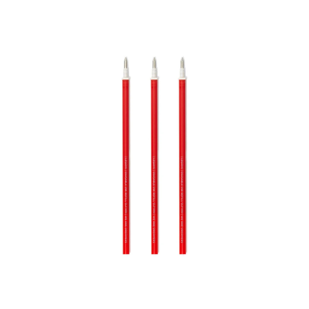 REFILL ERASABLE PEN - RED - PACK 3 PCS
