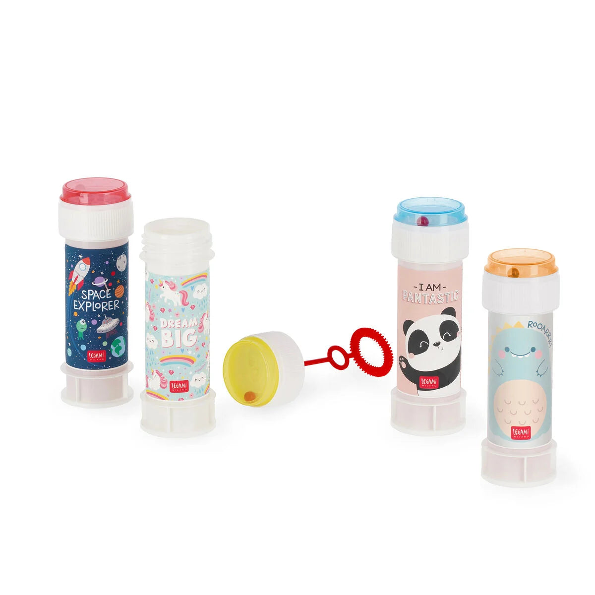 SOAP BUBBLES - PANDA + DINO + UNICORN + SPACE