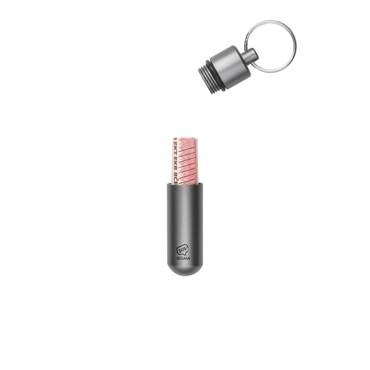 MONEY HOLDER KEY RING - SOS SECRET BANK