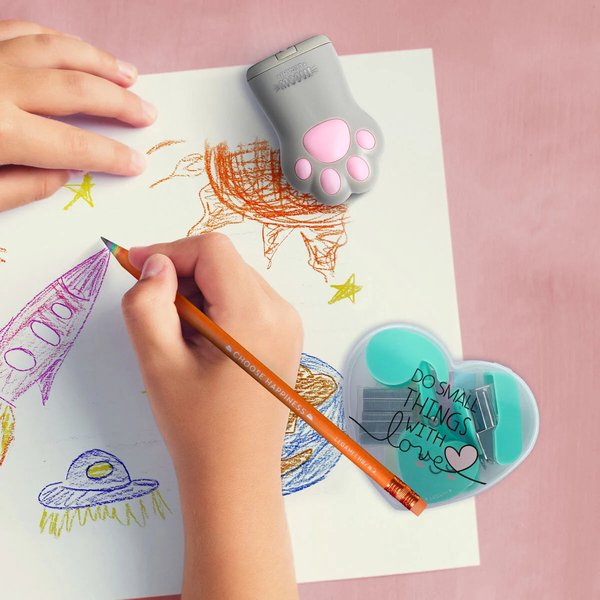 MINI STATIONERY SET HEART