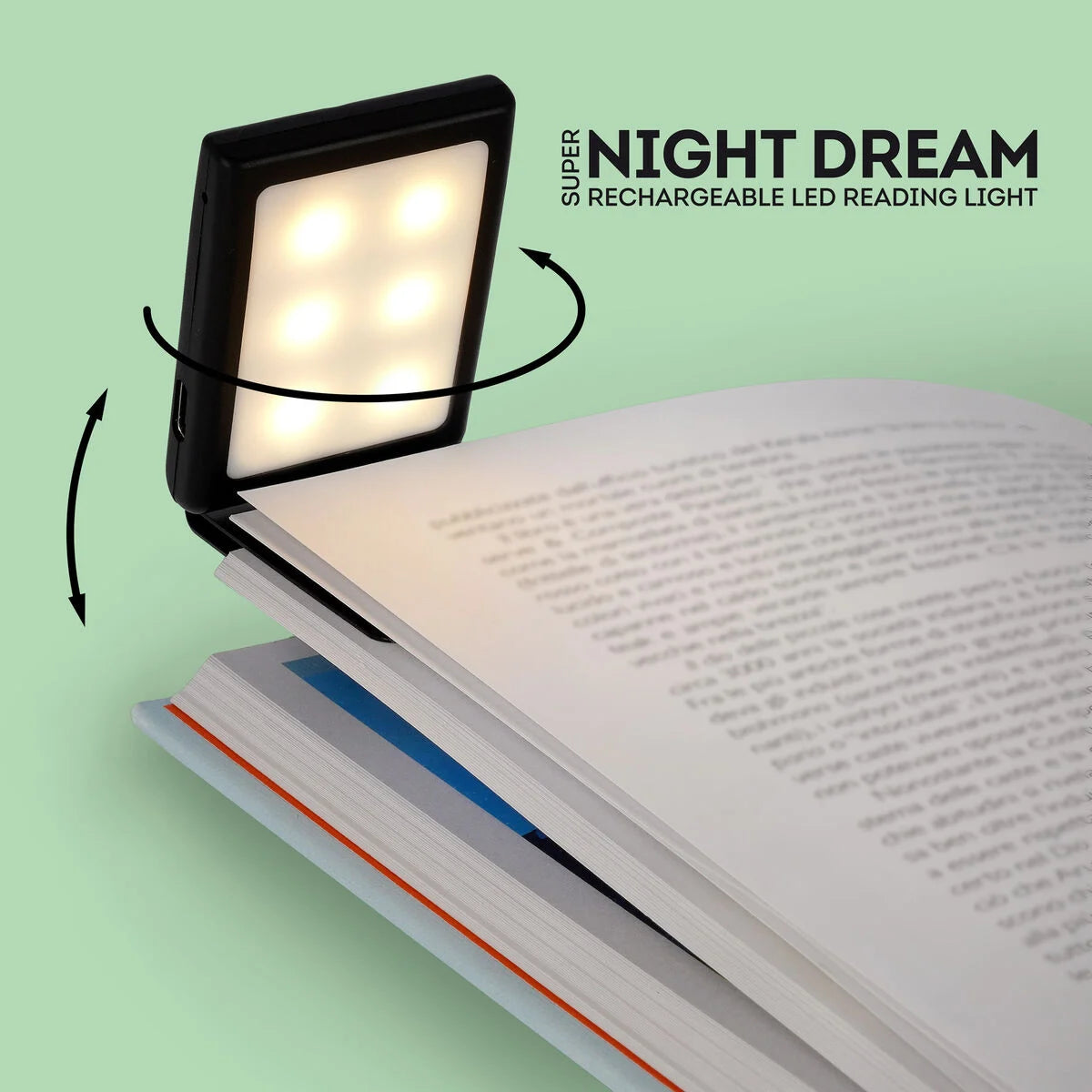 RECHARGEABLE LED READING LIGHT - SUPER NIGHT DREAM