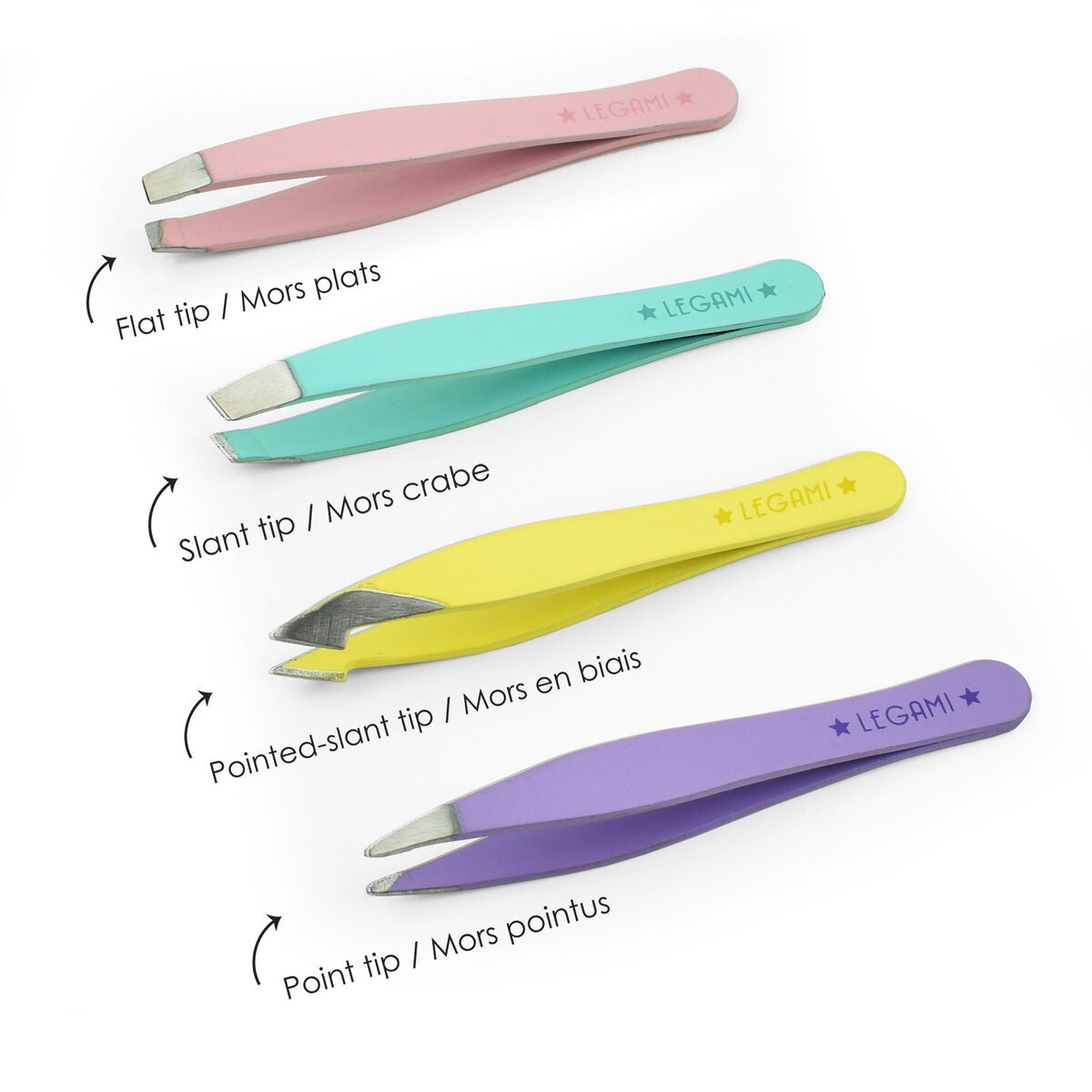 BYE BYE FRIDA - SET OF 4 MINI TWEEZERS
