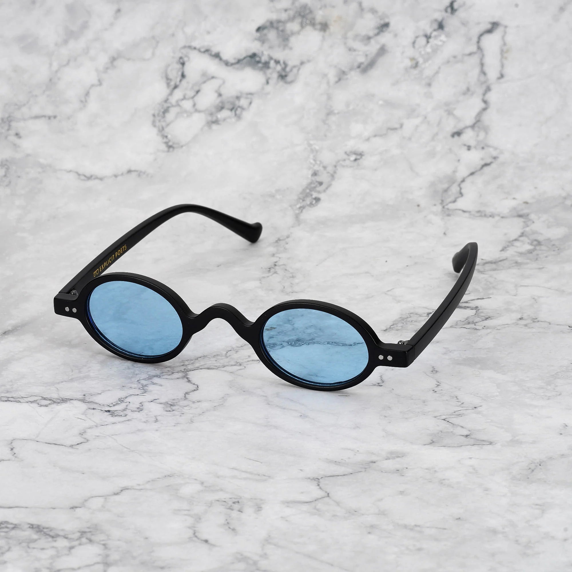 GLASSES LIAM - MATT BLACK / BLUE