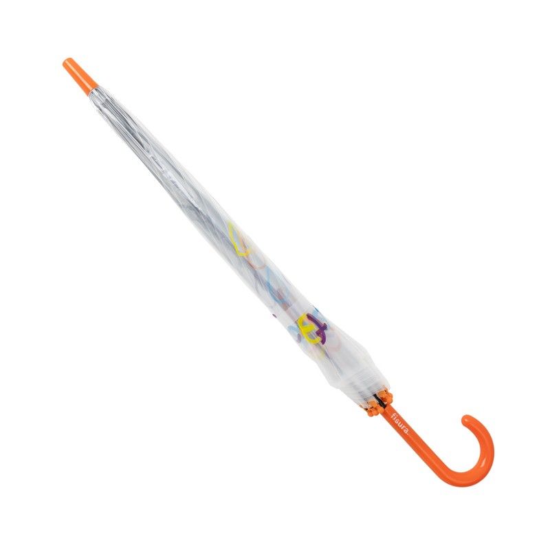 Kids Transparent Umbrella "Look, It’s Raining"