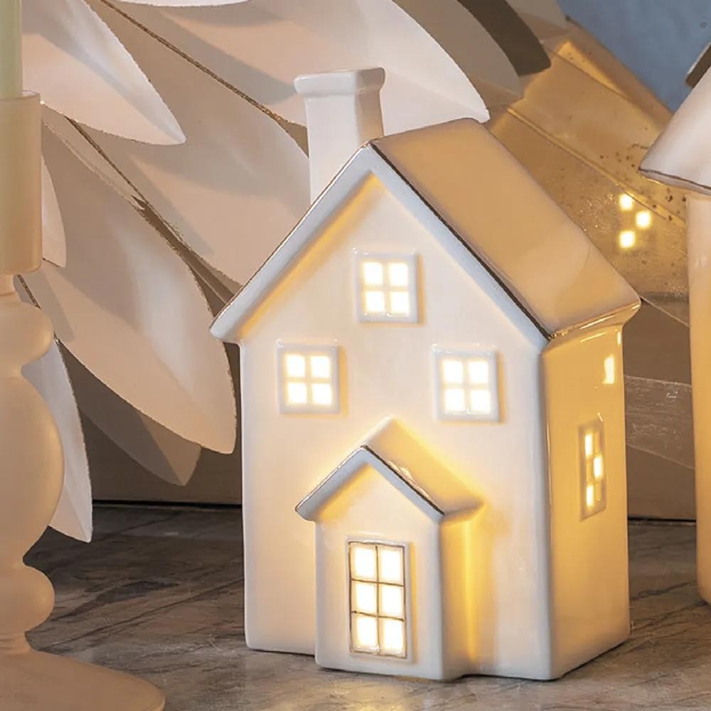 Decorative Ceramic LED House