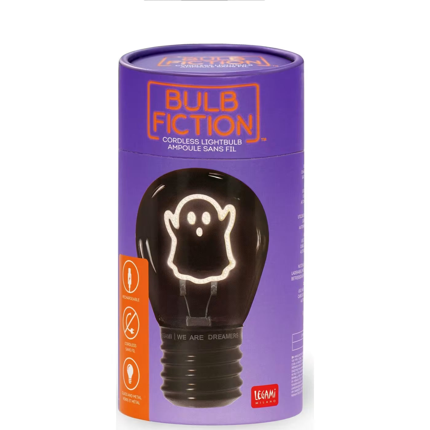 Lightbulb-Shaped Table Lamp - Bulb Fiction - Ghost