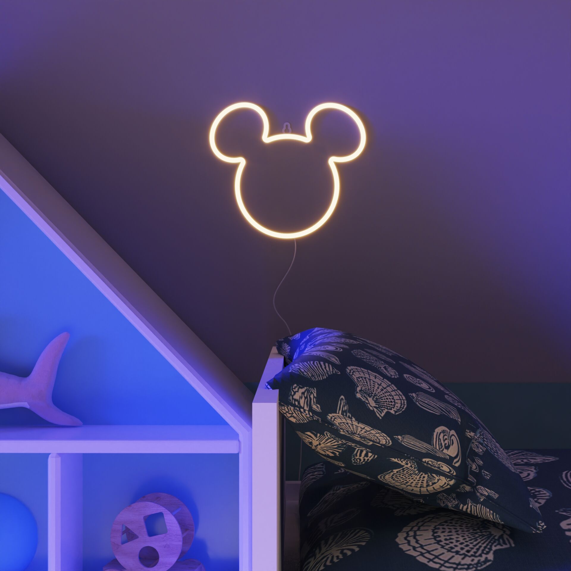 LED Neon Wall Light - Disney Ears Mickey Mouse
