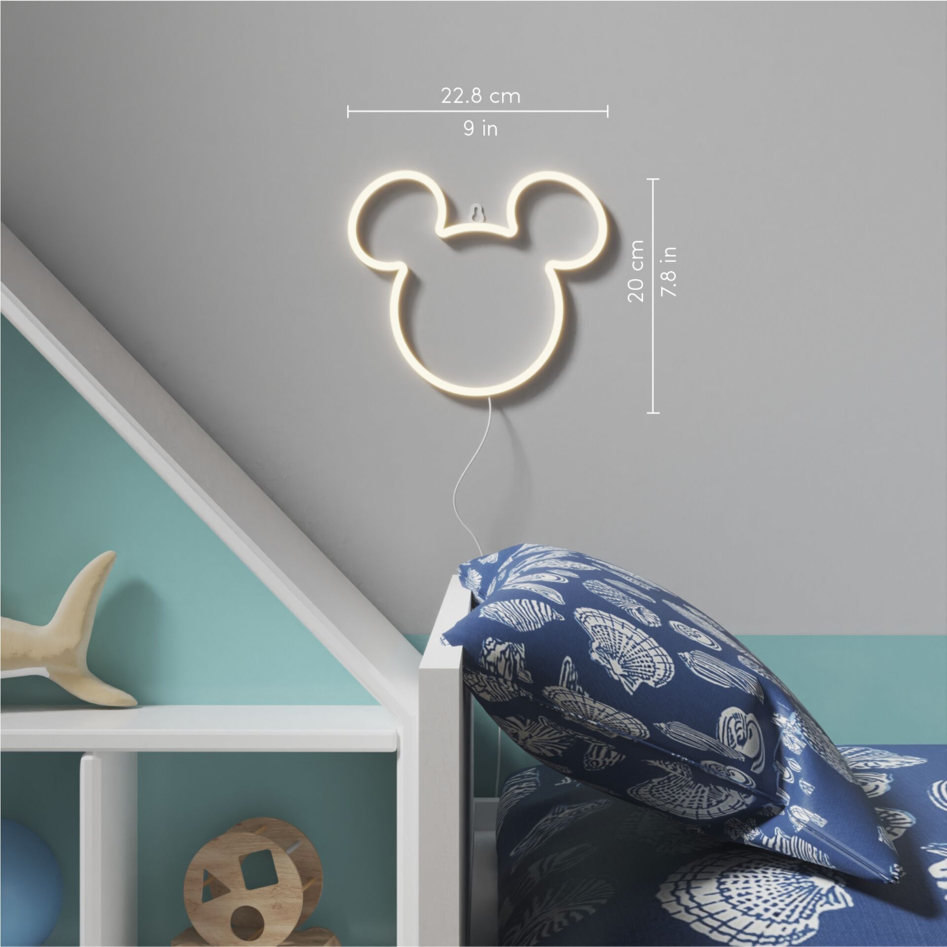LED Neon Wall Light - Disney Ears Mickey Mouse