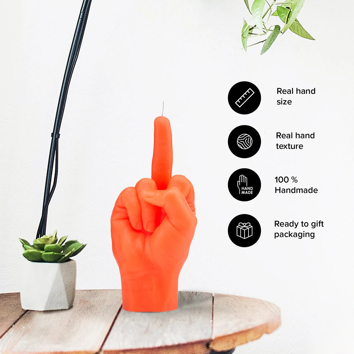 Candle F*ck you (Neon Orange)