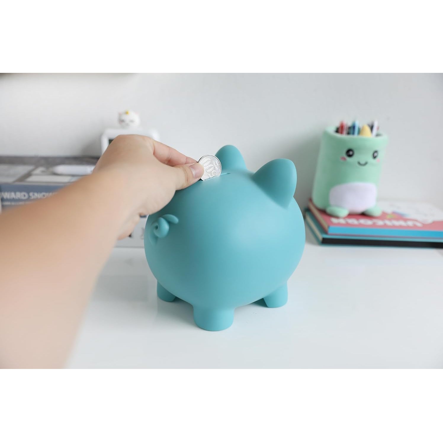 Piggy Bank Blue