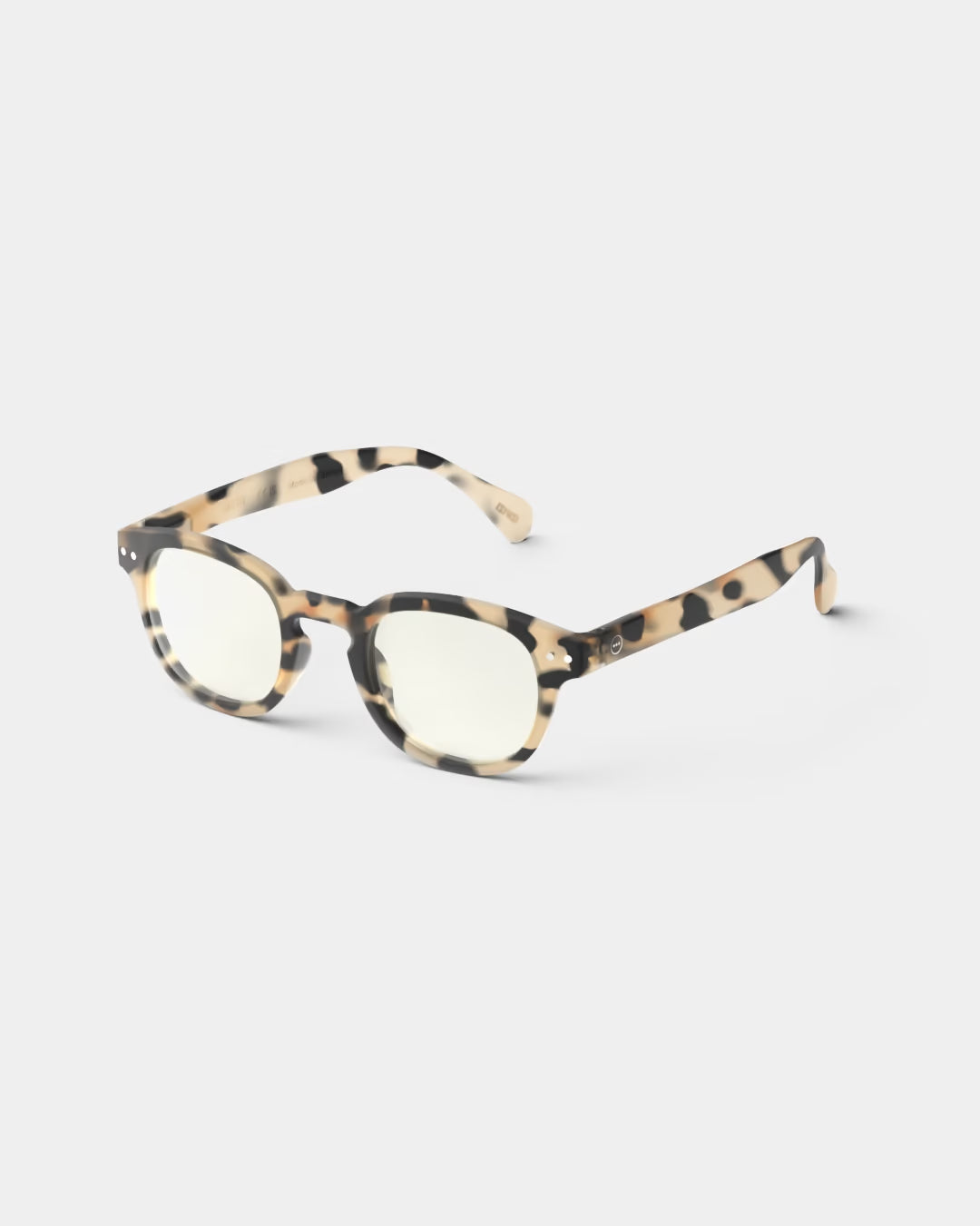 READING SCREEN GLASSES - #C LIGHT TORTOISE +2