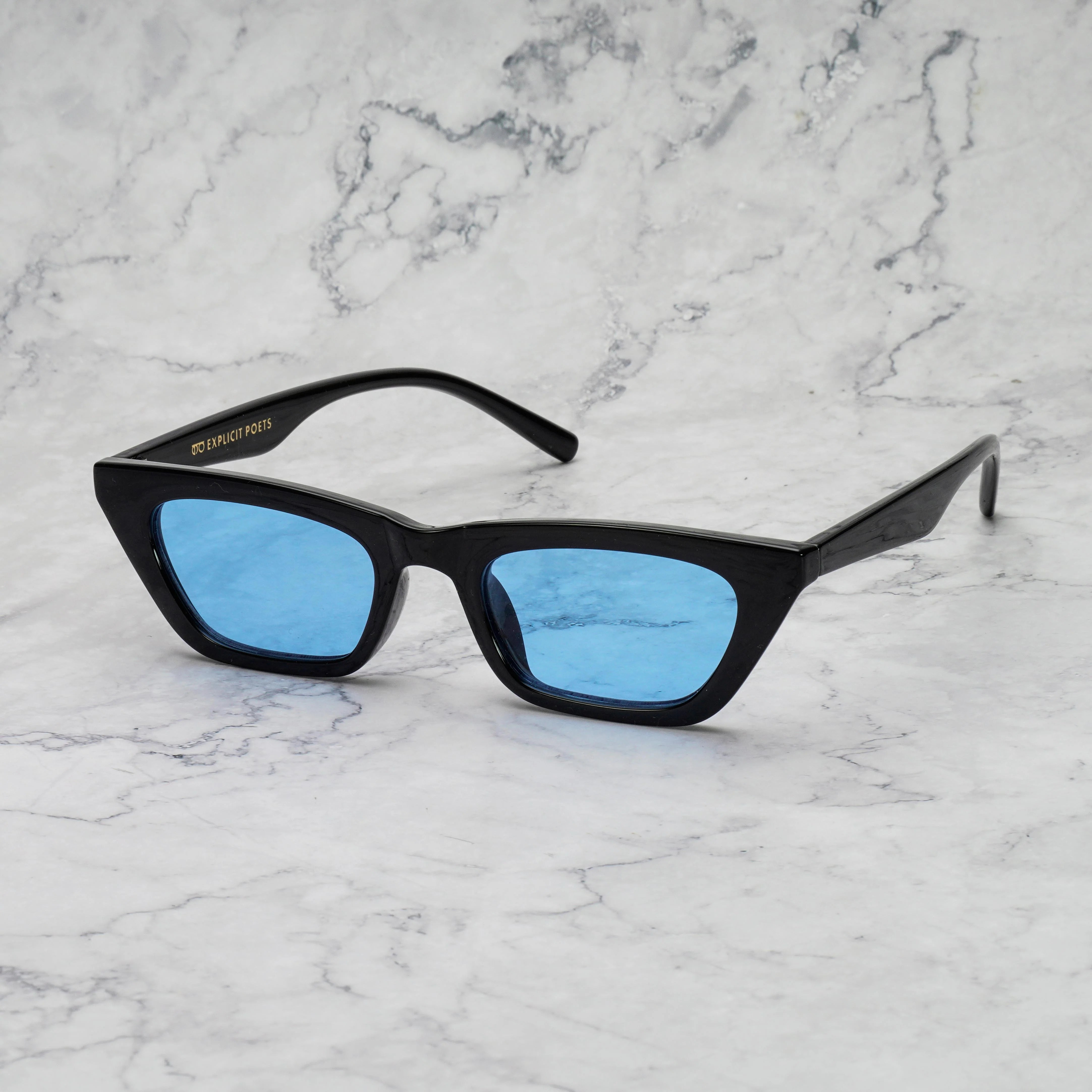 GLASSES KAT - BLACK / BLUE