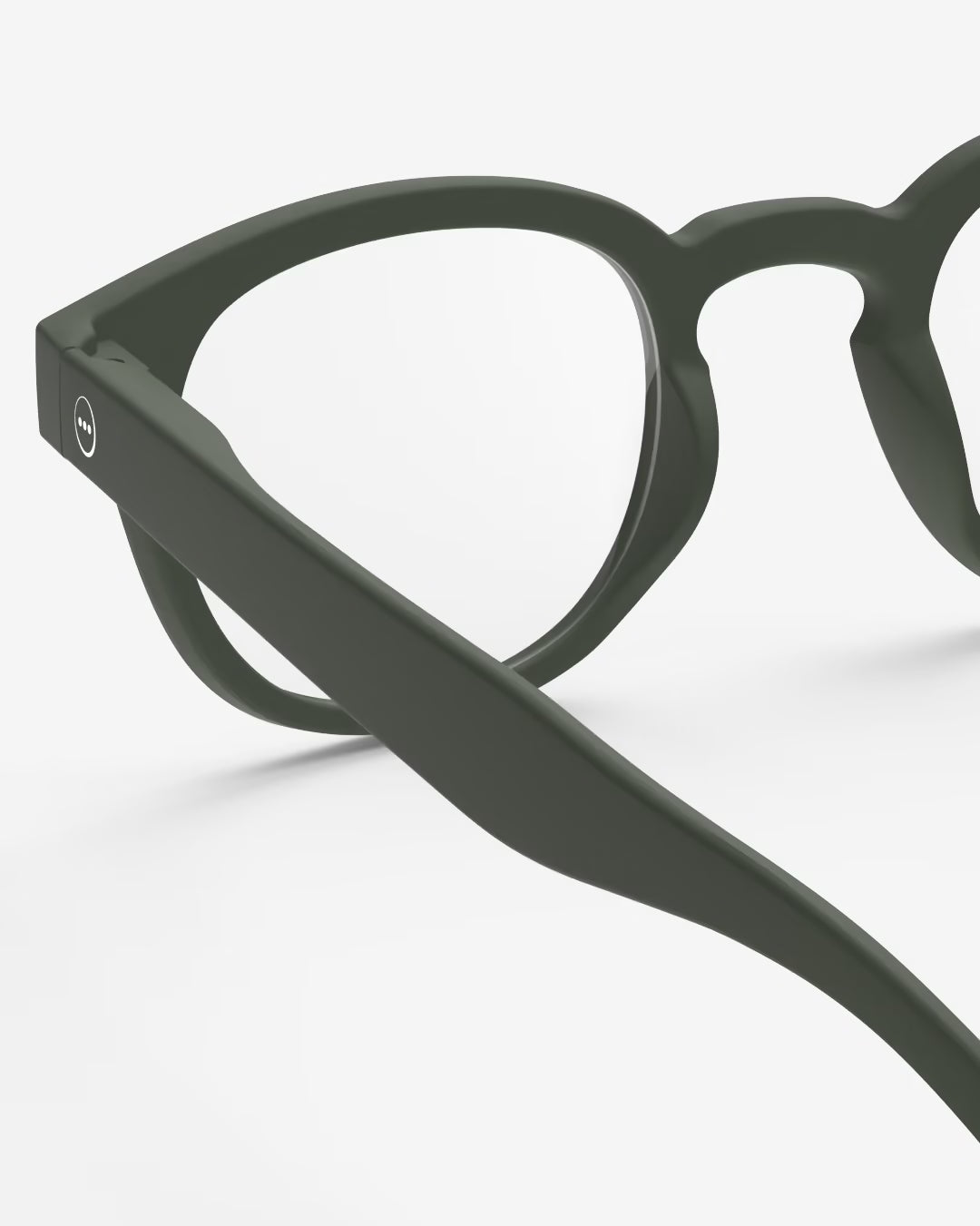 READING GLASSES - #C KAKI GREEN +2