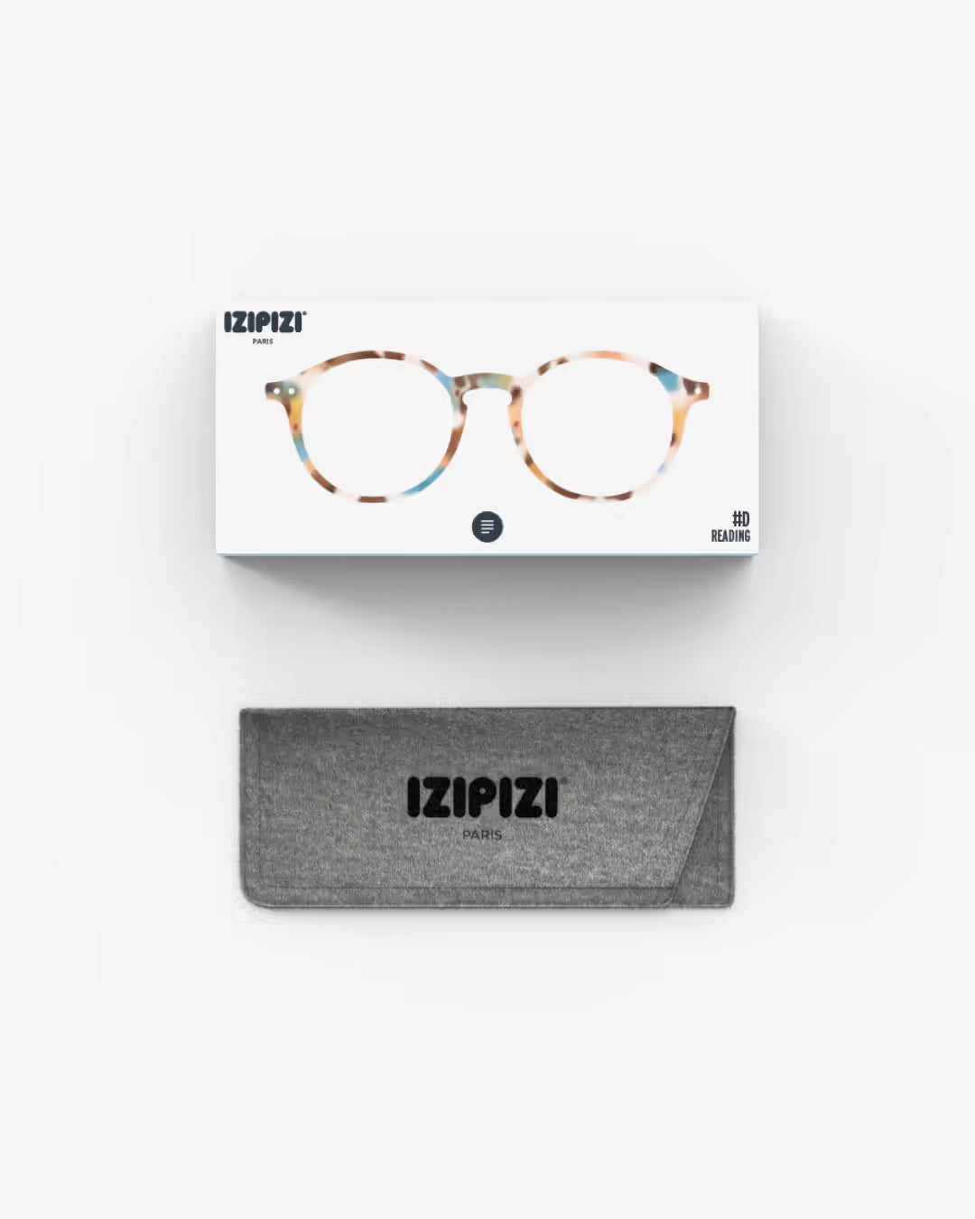 READING GLASSES - #D BLUE TORTOISE