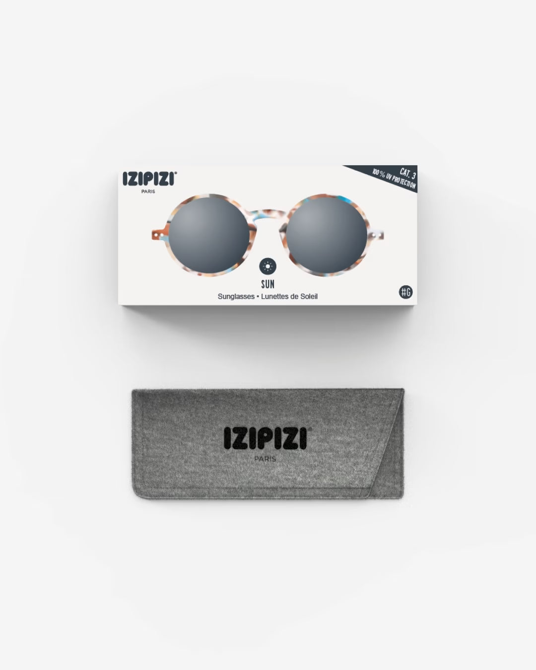 SUN SUNGLASSES - #G BLUE TORTOISE