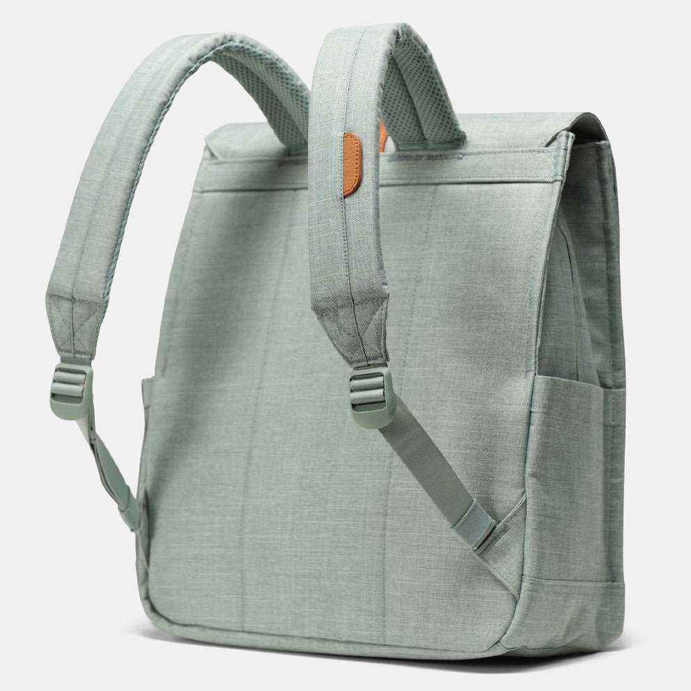 City Backpack Iceberg Green Crosshatch