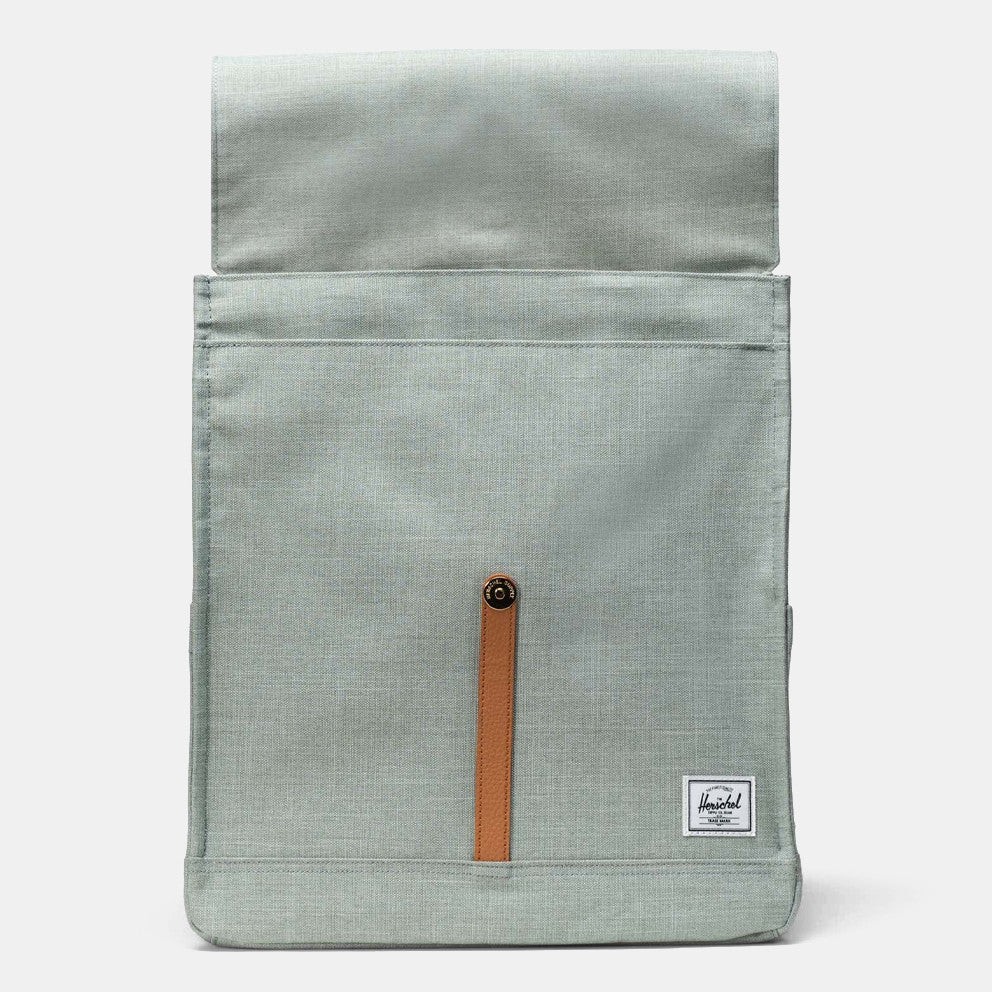 City Backpack Iceberg Green Crosshatch