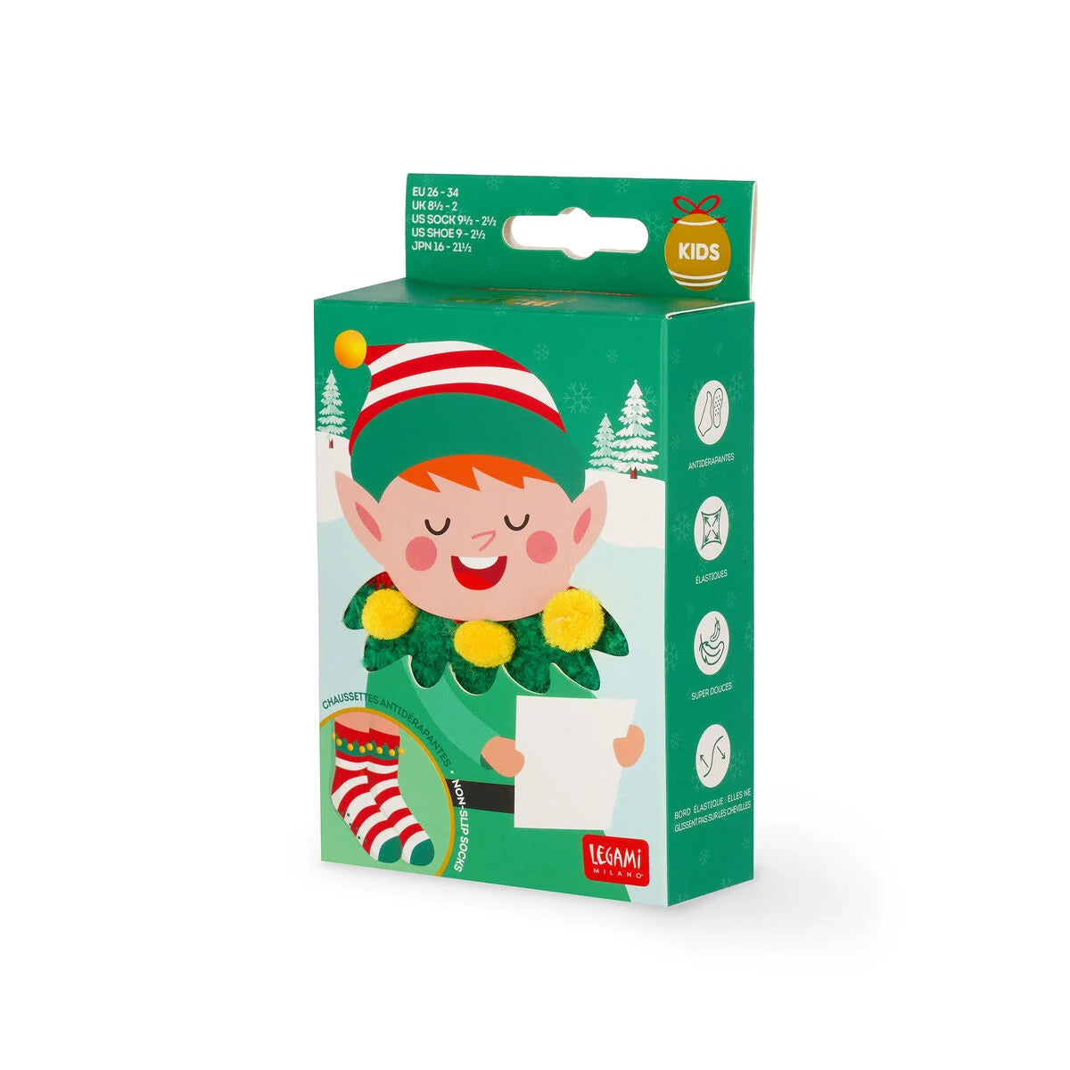 LEGAMI MEIAS NON-SLIP SOCKS - IT'S A  MATCH! -  ELF