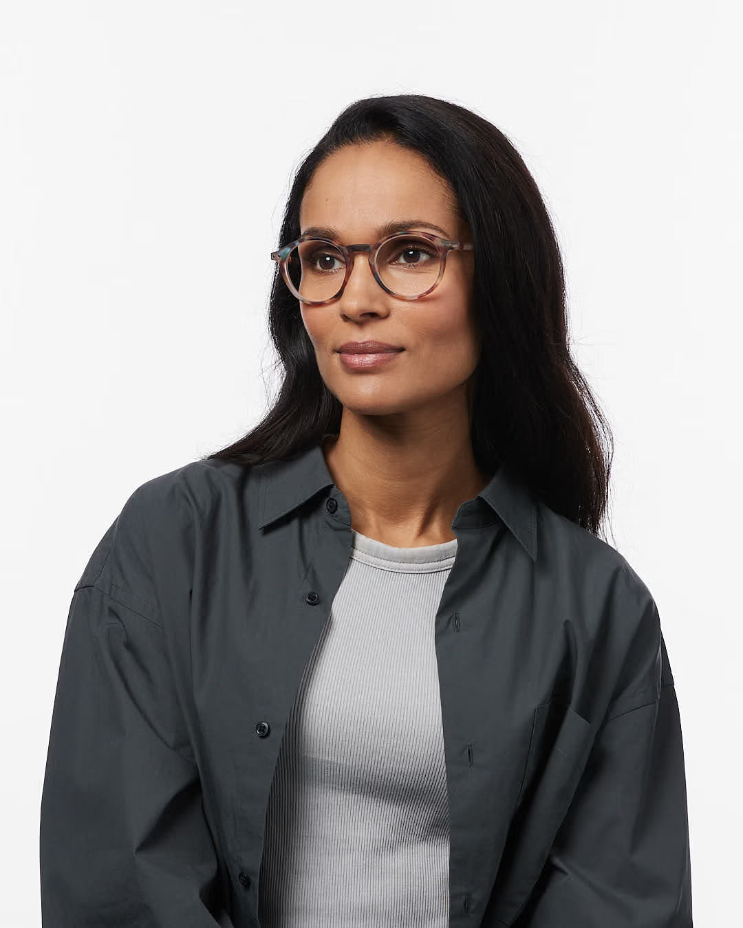 READING GLASSES - #D BLUE TORTOISE