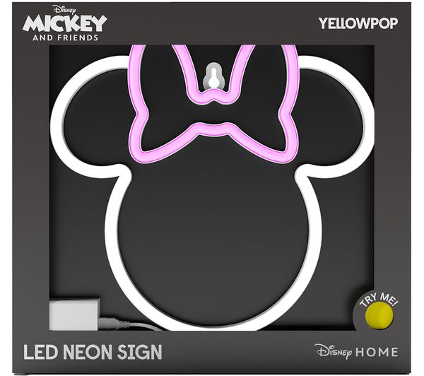 LED Neon Wall Light - Disney Ears Minnie Mouse