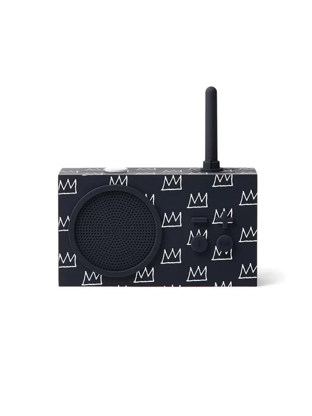 FM Radio & Bluetooth® speaker Tykho 3 (Jean-Michel Basquiat crown black)