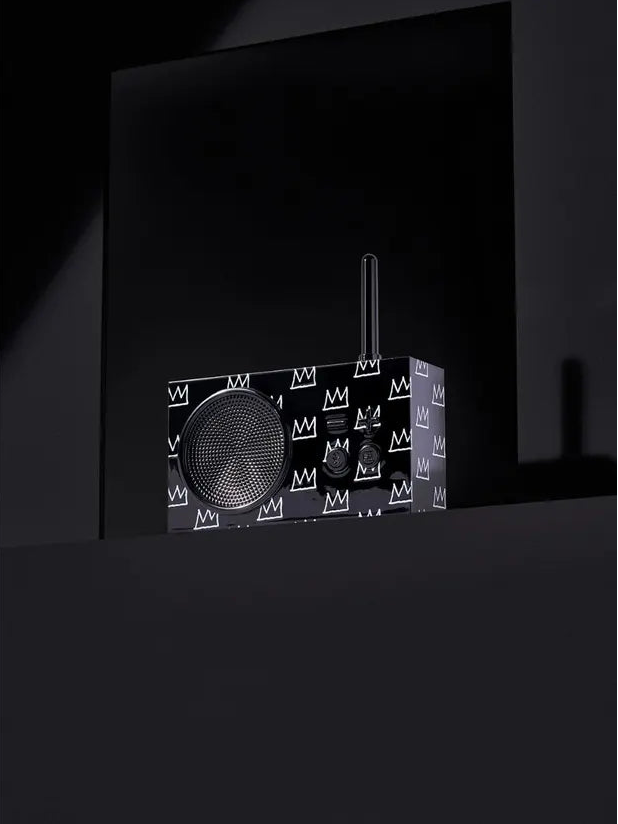 FM Radio & Bluetooth® speaker Tykho 3 (Jean-Michel Basquiat crown black)